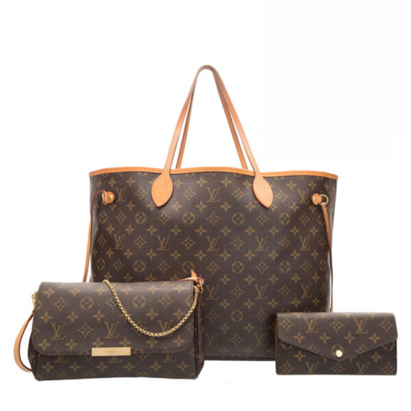 DAMIER EBENE CANVAS NEVERFULL GM N41357 & NANO SPEEDY M61252 & PORTFOLIO ZIPPY M42616